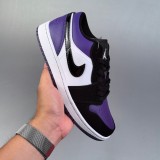 5A Jordan 1 Retro Low OG Sneakers Basketball Shoes Purple