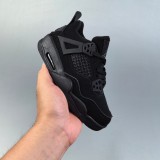 5A Kids Jordan 4 Retro Black Cat Children's Shoes FV5029-010