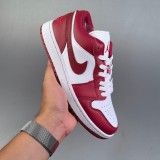 5A Jordan 1 Retro Low OG Sneakers Basketball Shoes Red White