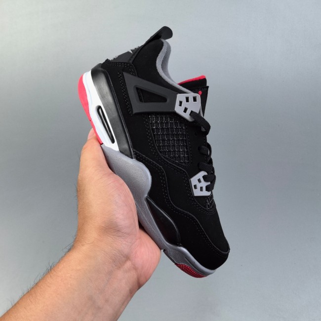5A Kids Jordan 4 Retro Bred Reimagined Children's Shoes FV5029-006