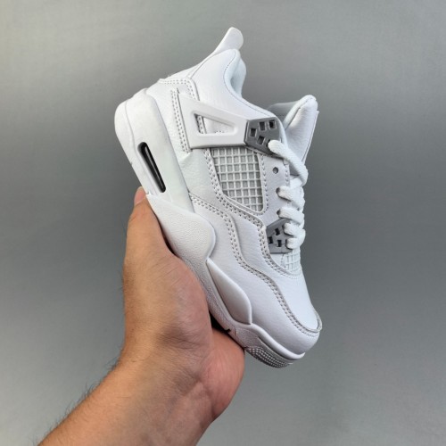 5A Kids Jordan 4 Retro Pure Money Children's Shoes 308497-100