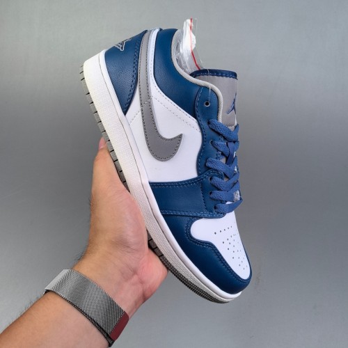 5A Jordan 1 Retro Low OG Sneakers Basketball Shoes Blue White