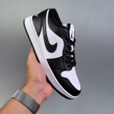 5A Jordan 1 Retro Low OG Sneakers Basketball Shoes Black White