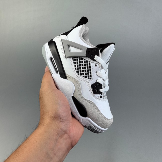 5A Kids Jordan 4 Retro White Cement Children's Shoes FV5029-100