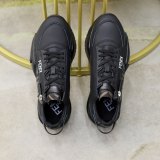 Nylon FLow Low Top Men's Sneakers Black