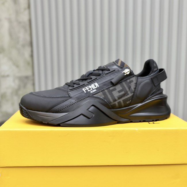 Nylon FLow Low Top Men's Sneakers Black