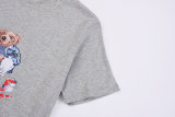 5A Classic Fit Polo Bear Jersey T-Shirt Black
