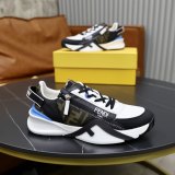FLow Nylon Low Top Men's Sneakers Black Beige