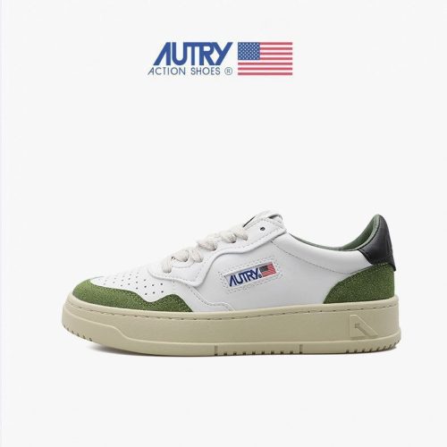 5A Medalist Leather Low Sneakers White