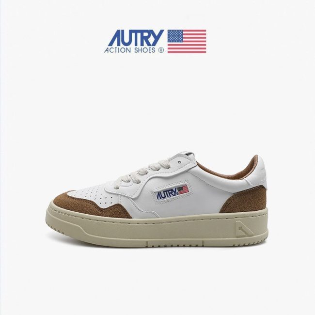5A Medalist Leather Low Sneakers White