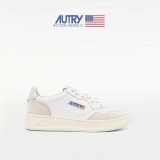5A Medalist Leather Low Sneakers White