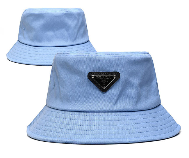 5A Simple Versatile Bucket Hat Blue