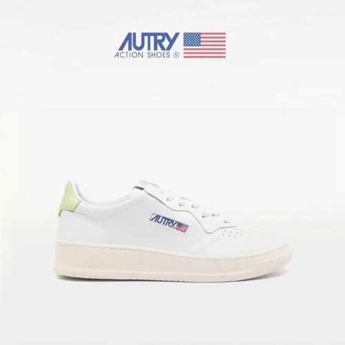 5A Medalist Leather Low Sneakers White