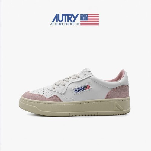 5A Medalist Leather Low Sneakers White