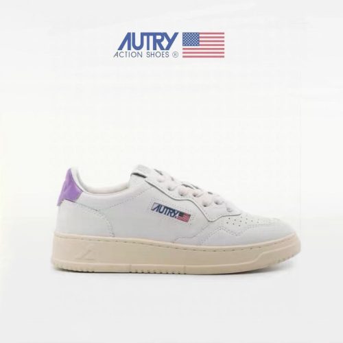 5A Medalist Leather Low Sneakers White
