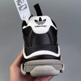 5A Triple S Black white
