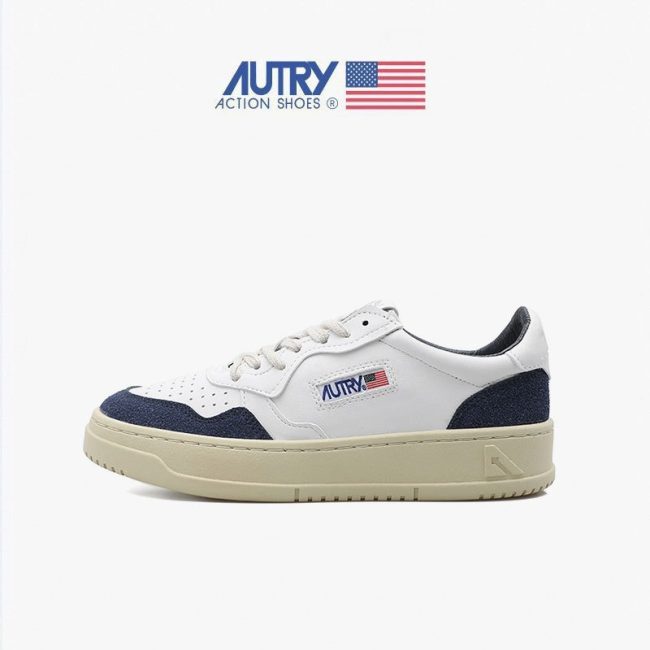 5A Medalist Leather Low Sneakers White