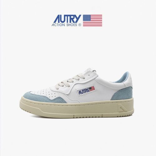 5A Medalist Leather Low Sneakers White