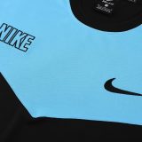 5A Sports Training Suit Black Blue
