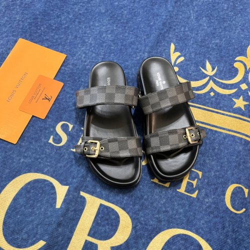 5A Bom Dia Flat Comfort Mule Sandals Black