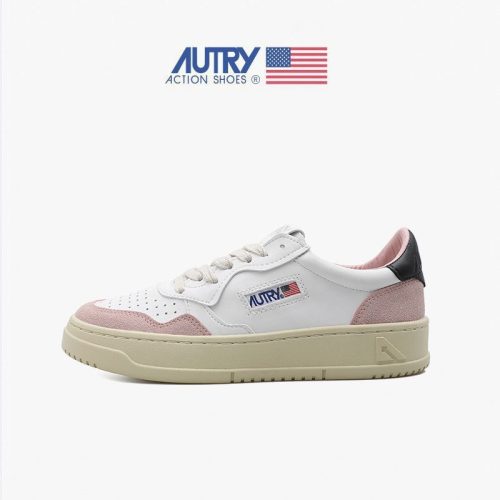 5A Medalist Leather Low Sneakers White