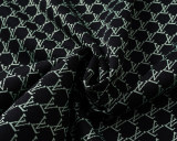 5A Spring Summer Men's Jacquard Logo Short Sleeve Polo Shirt Shorts Set Black 6577#