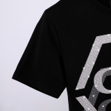 5A Summer Men's Short Sleeve T-Shirt with Diamonds 659