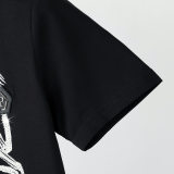 5A Summer Men's Skull Short Sleeve T-Shirt with Diamonds 173