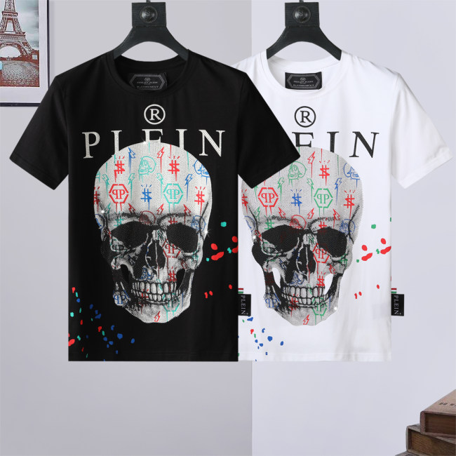 5A Summer Men's Diamond Skull Short Sleeve T-Shirt 741