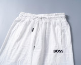 5A Spring Summer Men's Jacquard Logo Short Sleeve Polo Shirt Shorts Set White 6575#