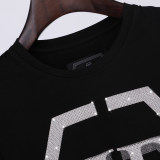 5A Summer Men's Short Sleeve T-Shirt with Diamonds 659