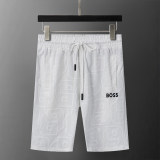 5A Spring Summer Men's Jacquard Logo Short Sleeve Polo Shirt Shorts Set White 6575#