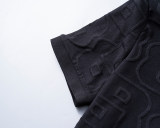 5A Spring Summer Men's Jacquard Logo Short Sleeve Polo Shirt Shorts Set Black 6575#
