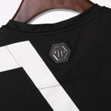5A Summer Men's Diamond Skull Short Sleeve T-Shirt 697