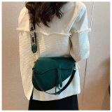 5A Women's Saddle Bag With Strap Green
