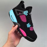5A Jordan 4 Retro Sneakers Basketball Shoes Black