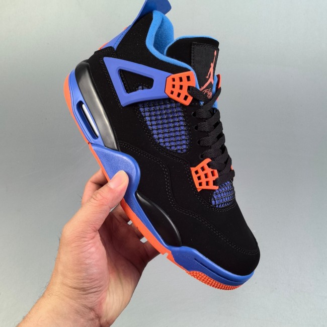 5A Air Jordan 4 Retro Cavs Basketball Shoes Black 308497-027