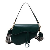 5A Women's Saddle Bag With Strap Green