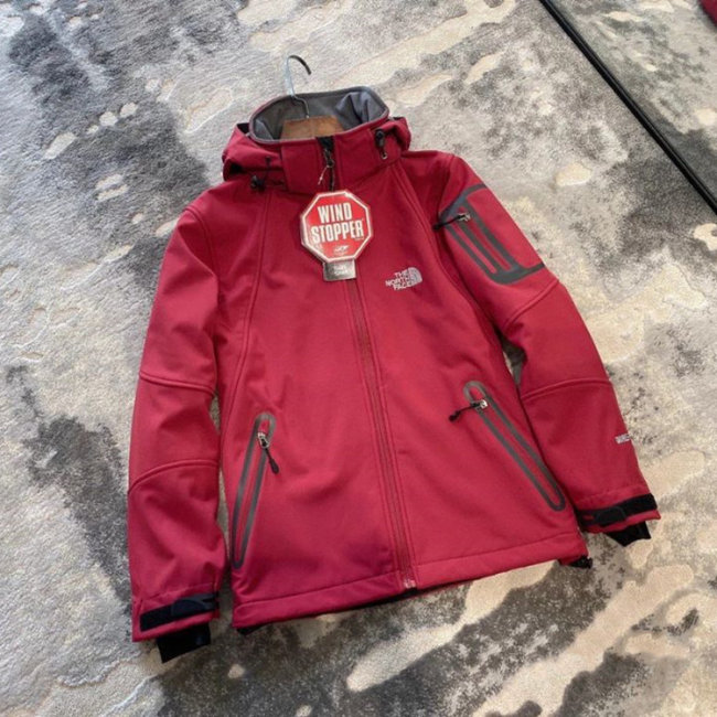 5A Men's Softshell Hoodie Jacket Red