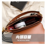 5A Women's Saddle Bag With Strap White