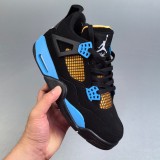 5A Jordan 4 Retro Game Royal Sneakers Basketball Shoes Black AQ9129-003
