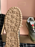 5A Tyre Technical Fabric And Suede Sneakers Green