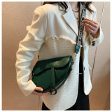 5A Women's Saddle Bag With Strap Green