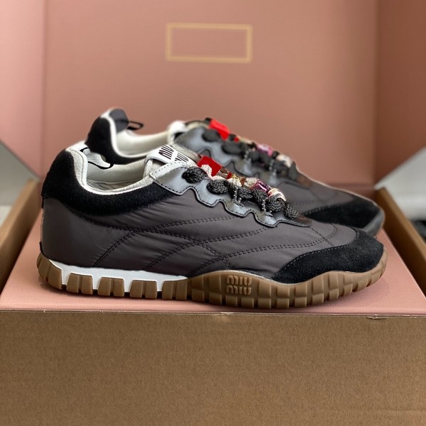 5A Tyre Technical Fabric And Suede Sneakers Black