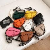 5A Women's Saddle Bag With Strap Orange