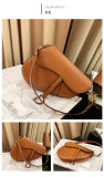 5A Women's Saddle Bag With Strap Brown