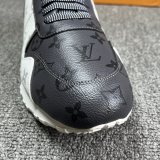 Men's Run Away Casual Sneakers Black White Gray