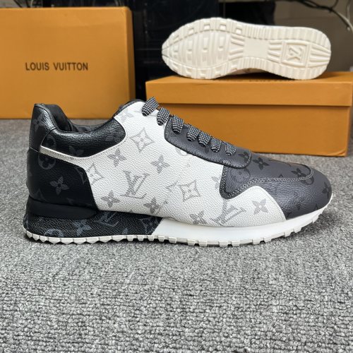 Men's Run Away Casual Sneakers Black White Gray