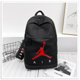 5A Printed Logo Casual Large Capacity Backpack Black