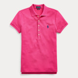 5A Women Slim Fit Stretch Polo Shirt Rose